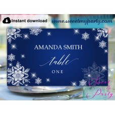 Snowflakes Escort Cards template printable,Winter Wedding Place Cards template,(152) Snowflakes Escort Cards template printable,Winter Wedding Place Cards template,(152)